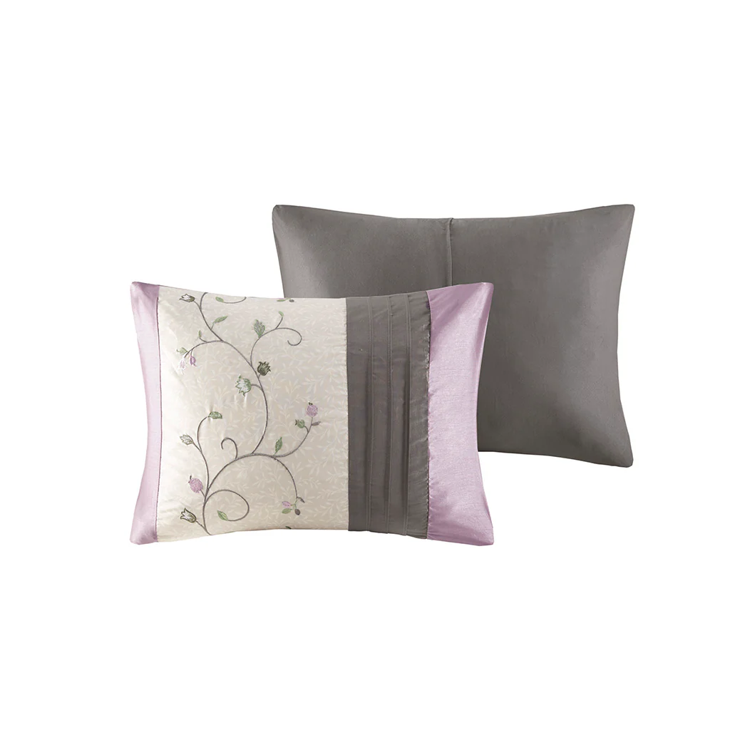 Serene Embroidered 7-Piece Comforter Set - Image 84