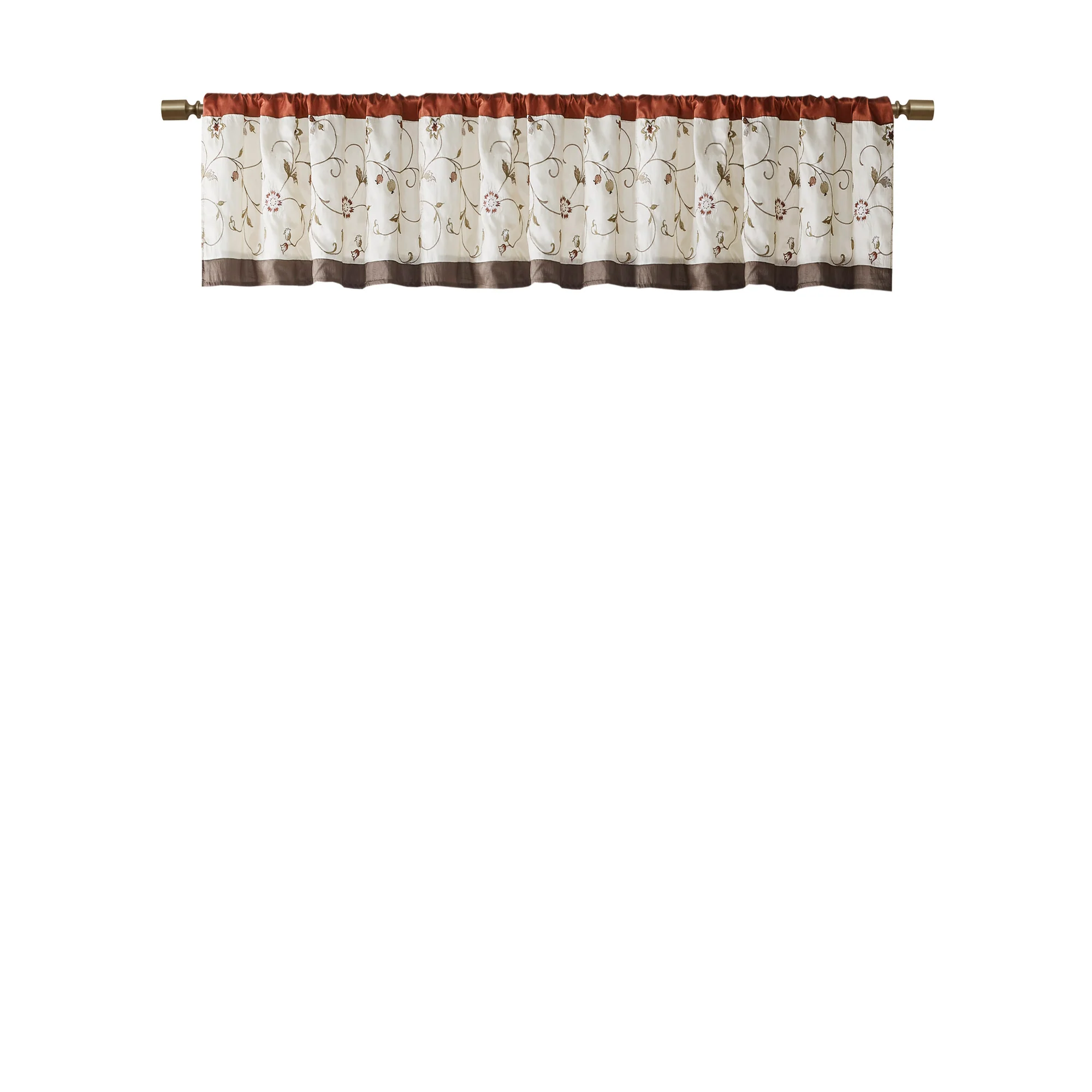 Serene Embroidered Window Valance - Image 4