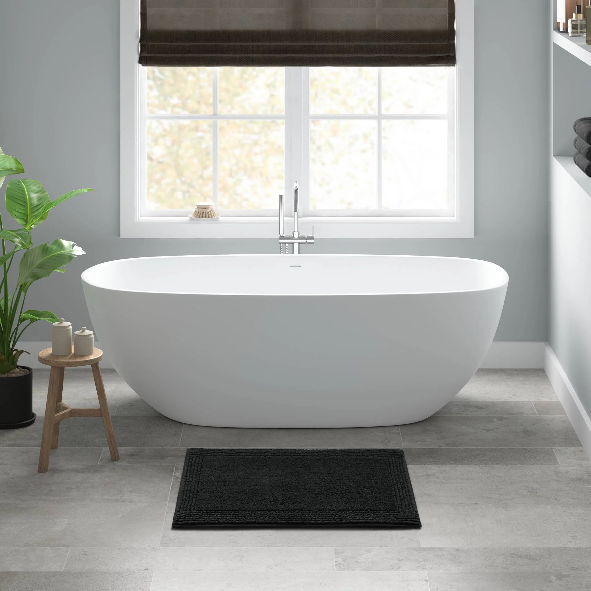 Splendor 100% Cotton Tufted 3000 GSM Reversible Bath Rug - Image 118