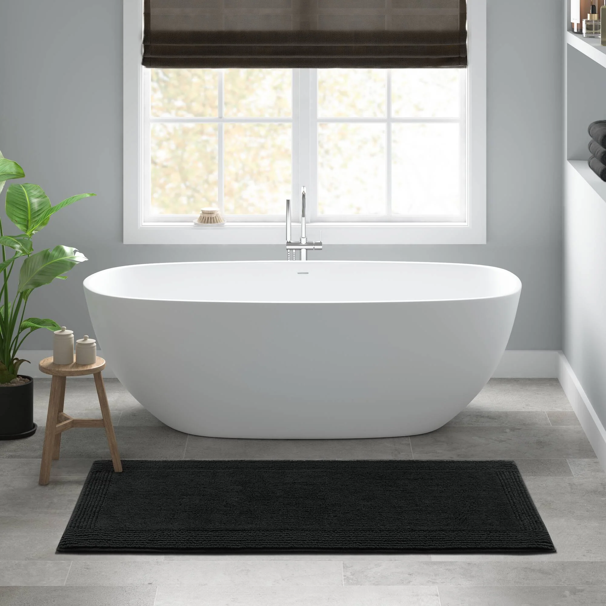 Splendor 100% Cotton Tufted 3000 GSM Reversible Bath Rug - Image 121