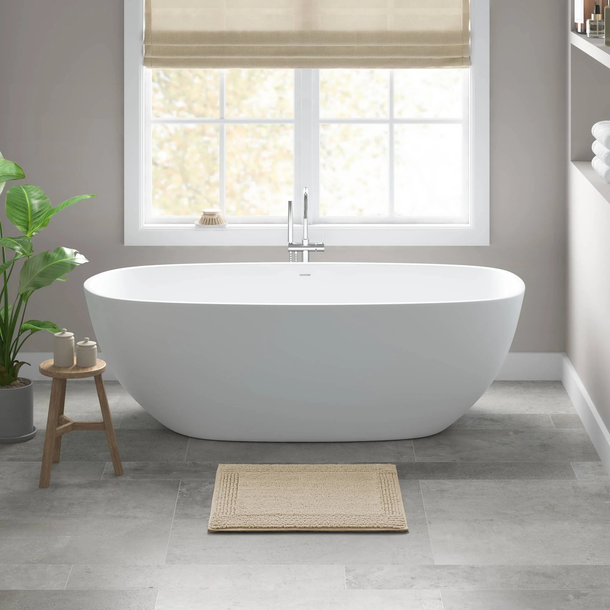 Splendor 100% Cotton Tufted 3000 GSM Reversible Bath Rug - Image 34