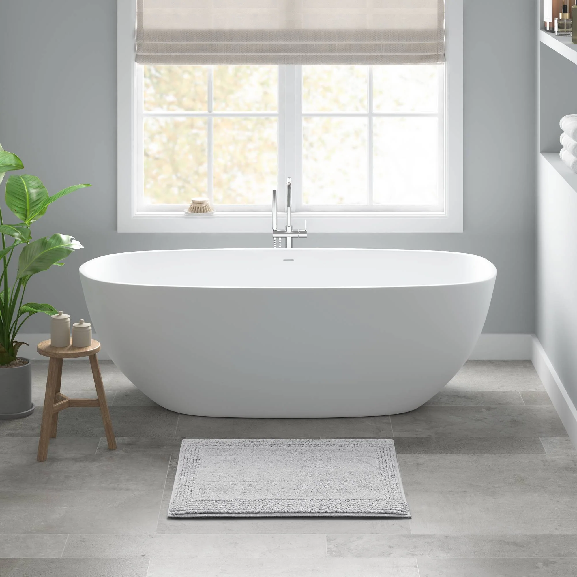 Splendor 100% Cotton Tufted 3000 GSM Reversible Bath Rug - Image 52