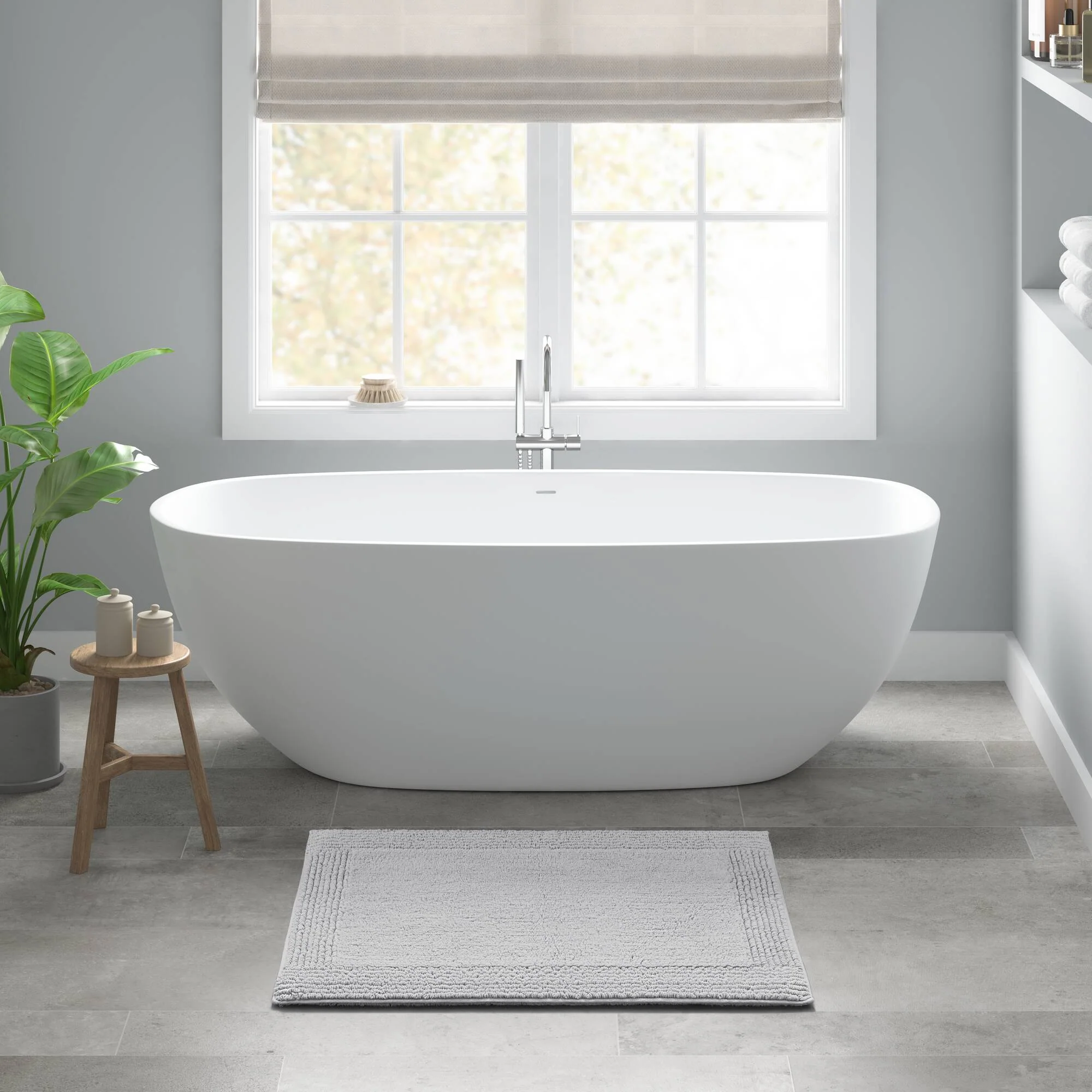 Splendor 100% Cotton Tufted 3000 GSM Reversible Bath Rug - Image 54