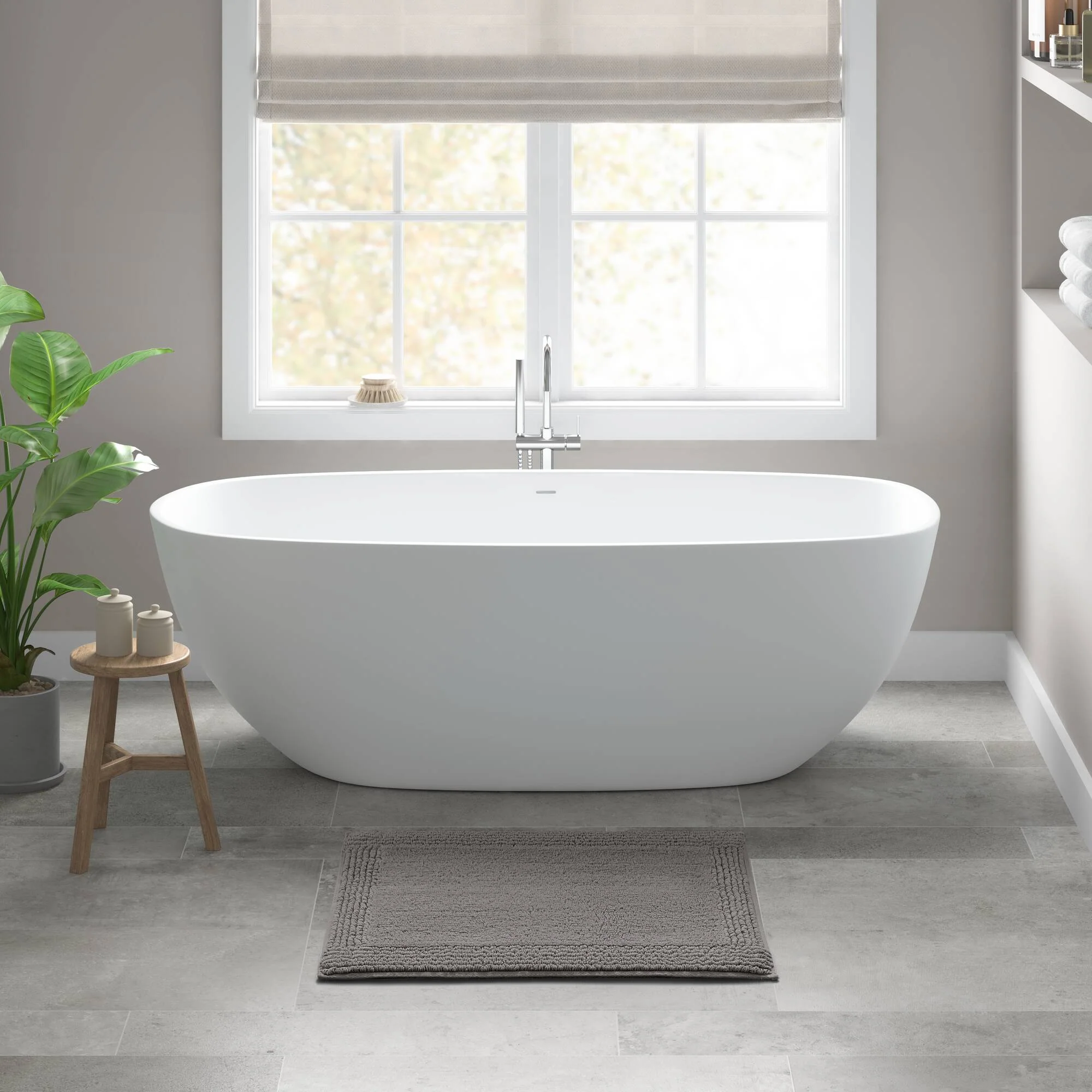Splendor 100% Cotton Tufted 3000 GSM Reversible Bath Rug - Image 69
