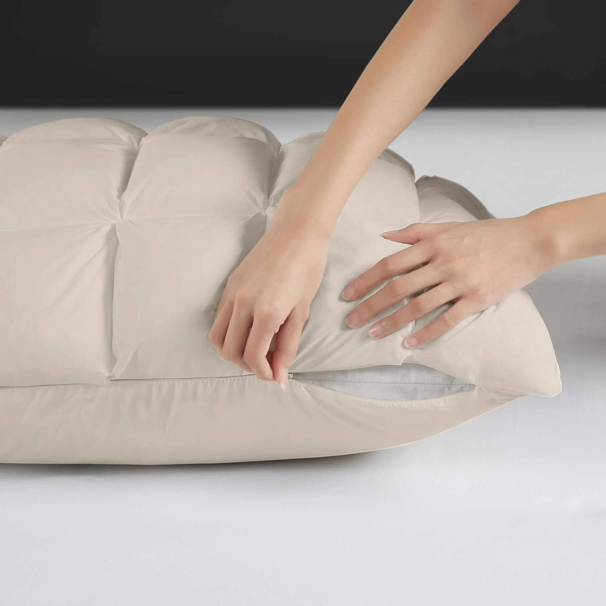 Stay Puffed Overfilled Pillow Protector Single Piece - Image 5