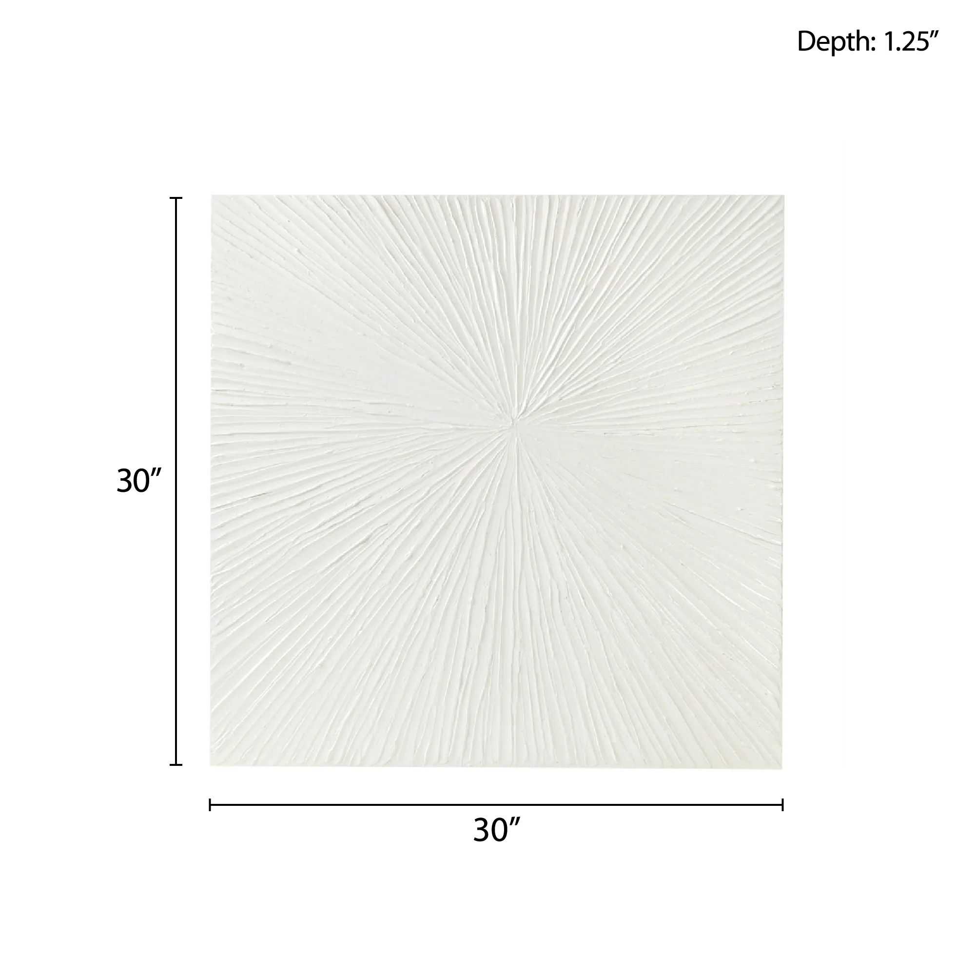 Sunburst Hand Painted Dimensional Resin Wall Art - Image 15