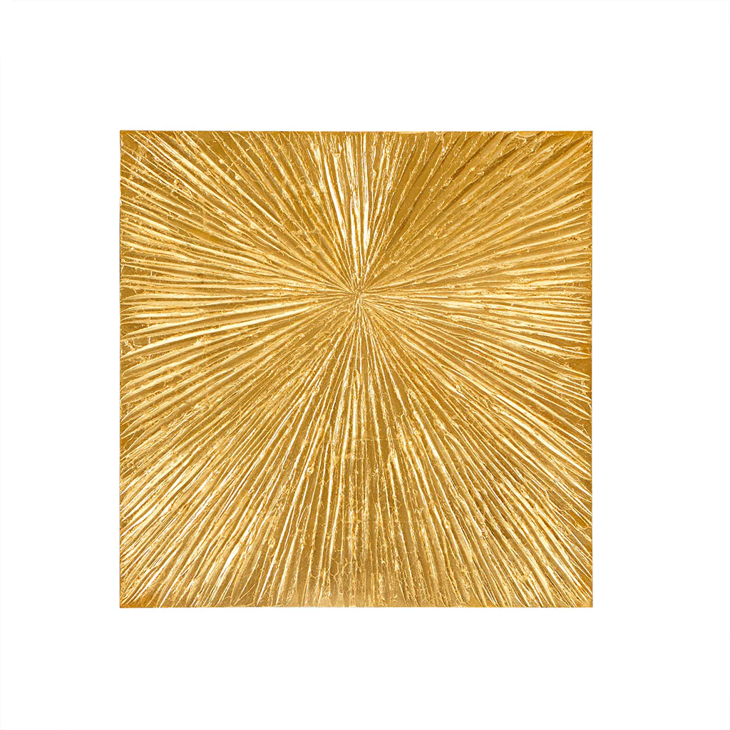 Sunburst Hand Painted Dimensional Resin Wall Art - Image 3