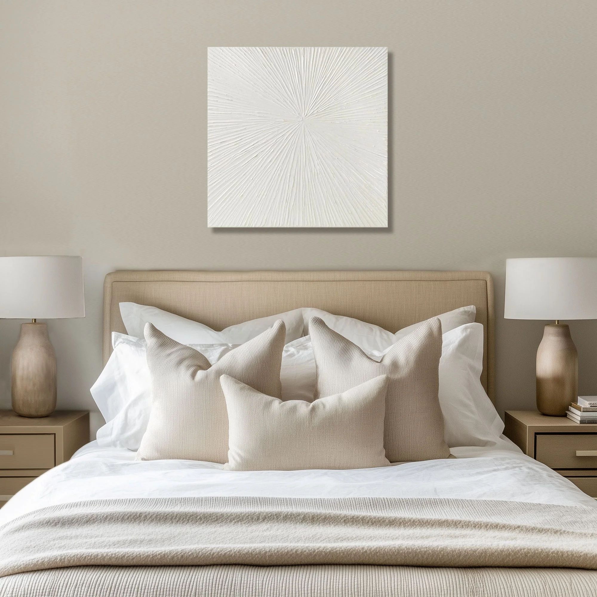 Sunburst Hand Painted Dimensional Resin Wall Art - Image 30