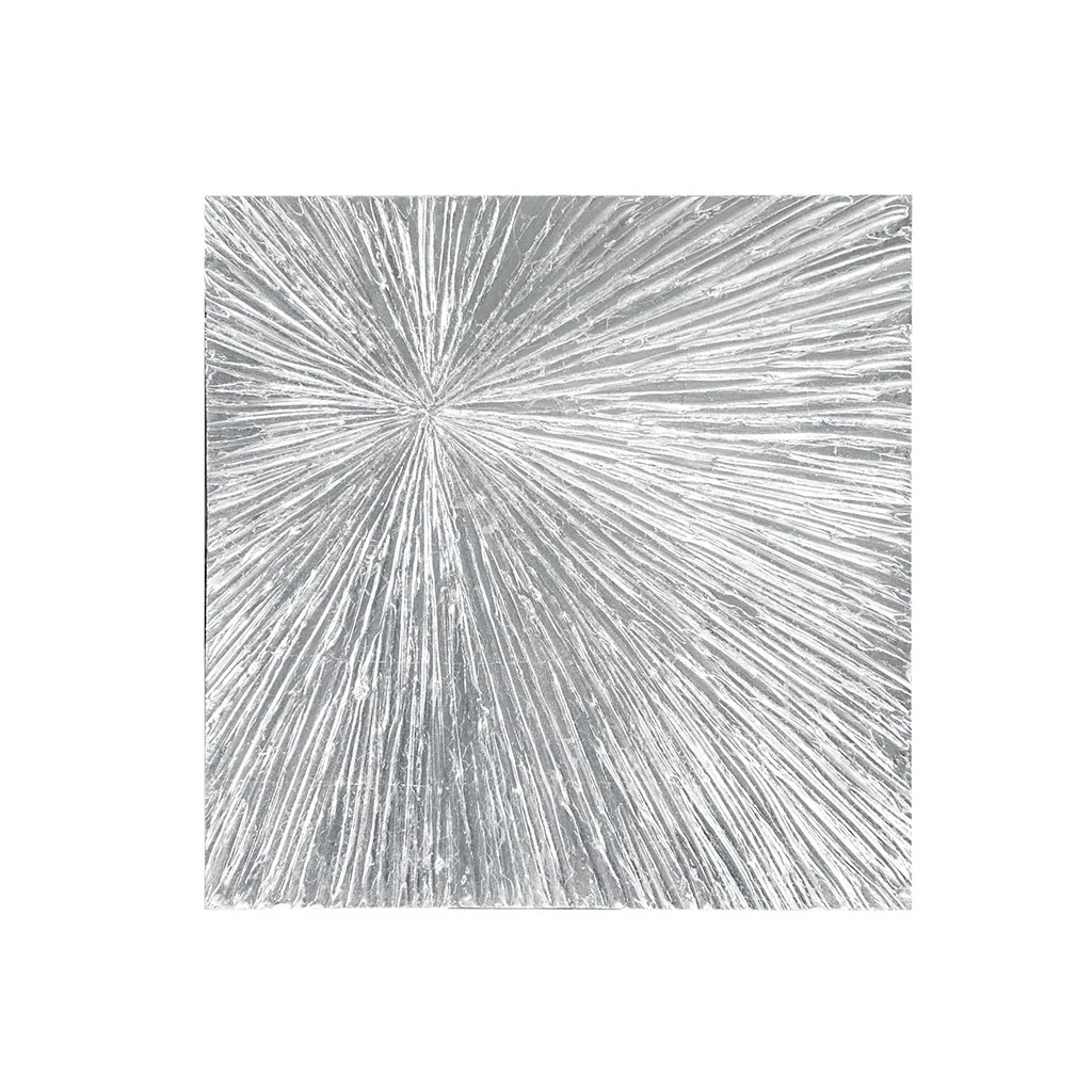 Sunburst Hand Painted Dimensional Resin Wall Art - Image 4