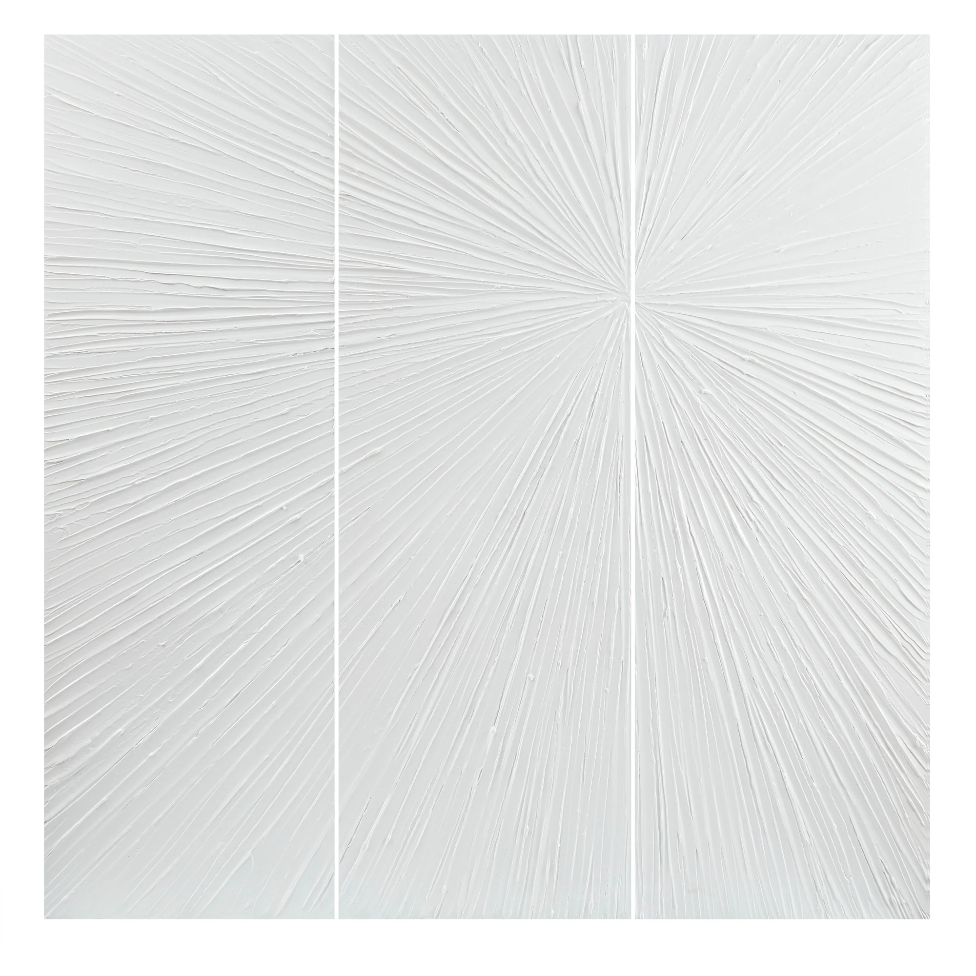 Sunburst Hand Painted Triptych 3-Piece Dimensional Resin Wall Art Set - Image 5