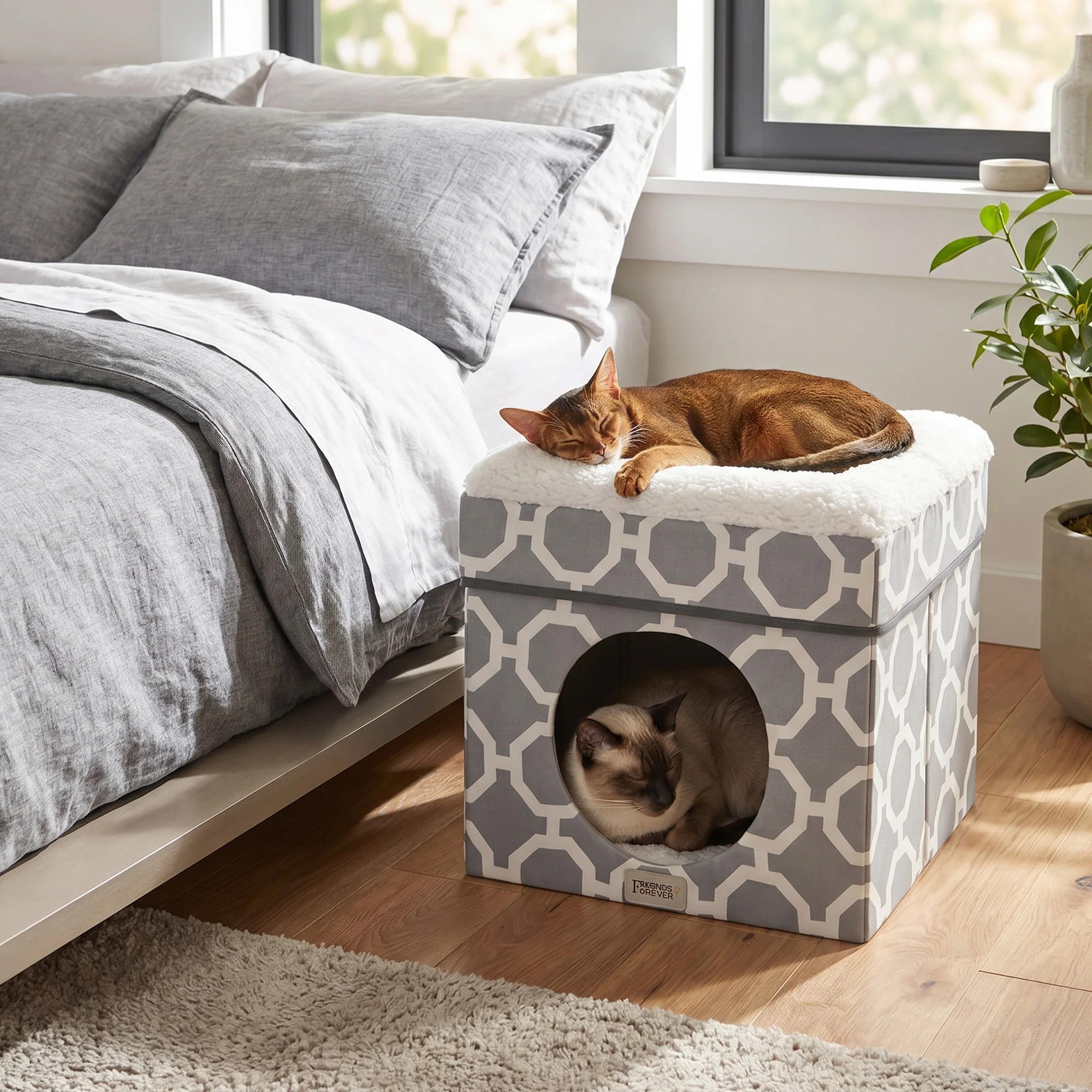 Taylor Cat Ottoman - Image 4