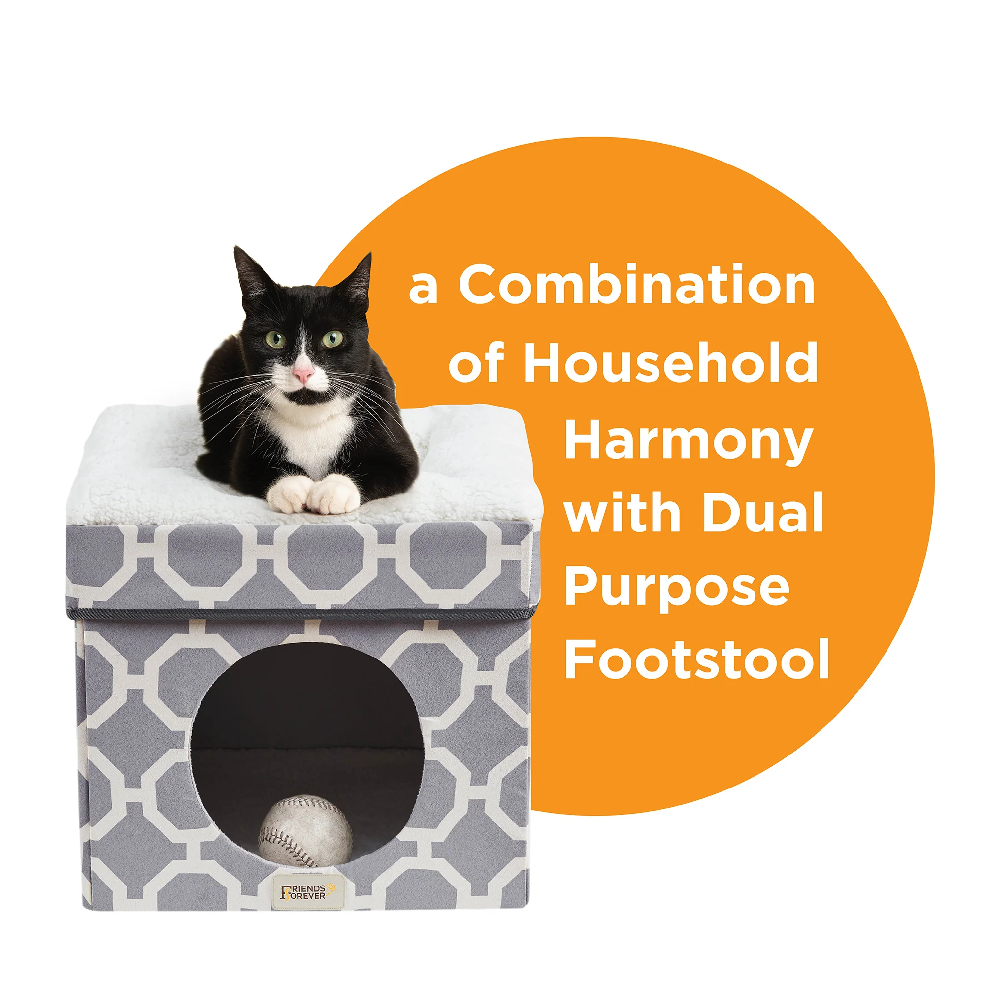Taylor Cat Ottoman - Image 7