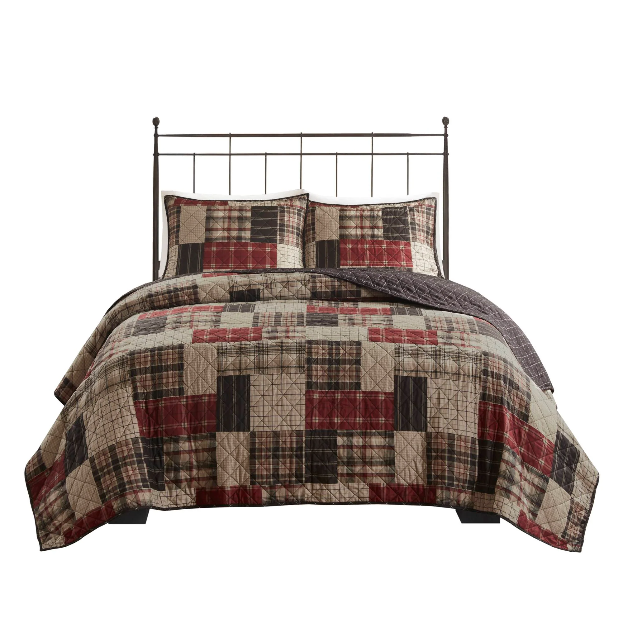 Timber 3-Piece Reversible Printed Quilt Set - Image 47