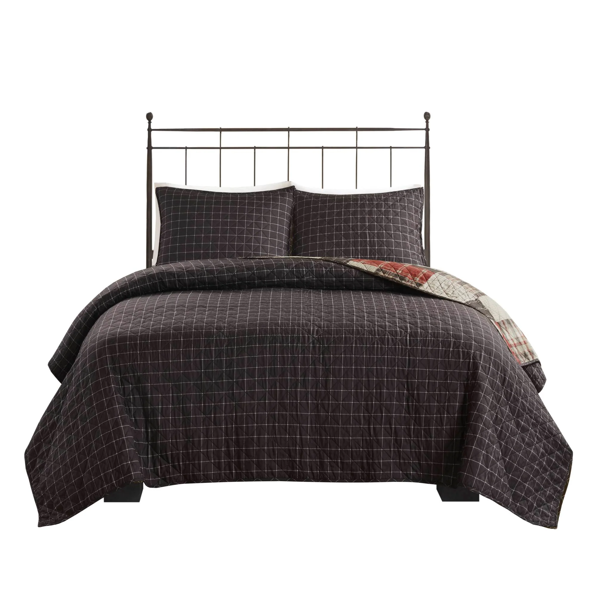 Timber 3-Piece Reversible Printed Quilt Set - Image 48