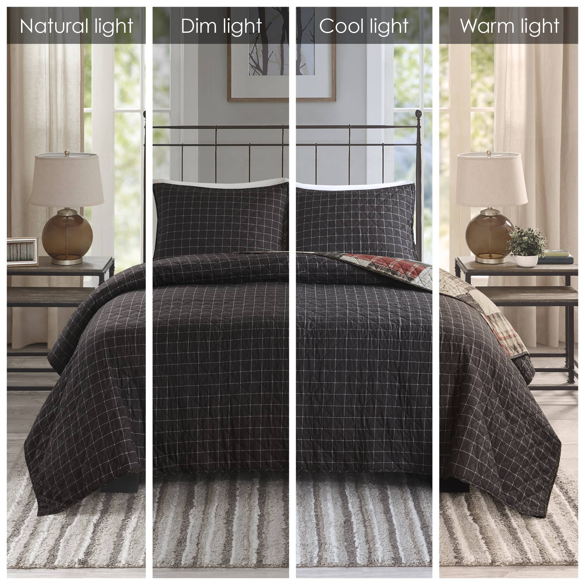 Timber 3-Piece Reversible Printed Quilt Set - Image 53