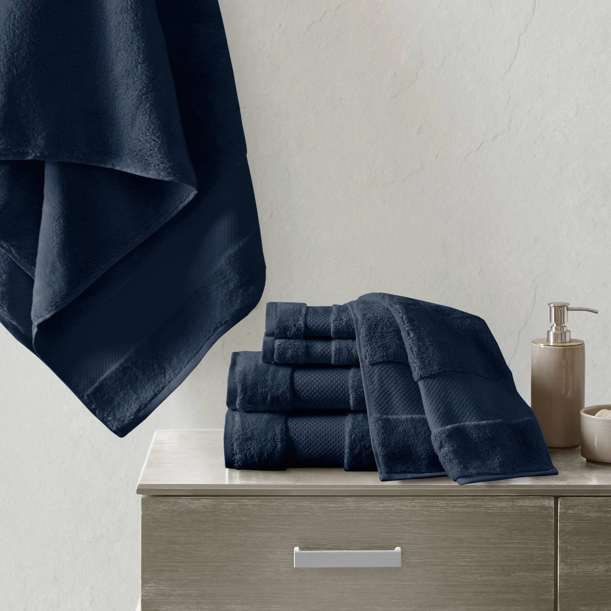 Turkish Cotton 6-Piece Bath Towel Set - Image 11