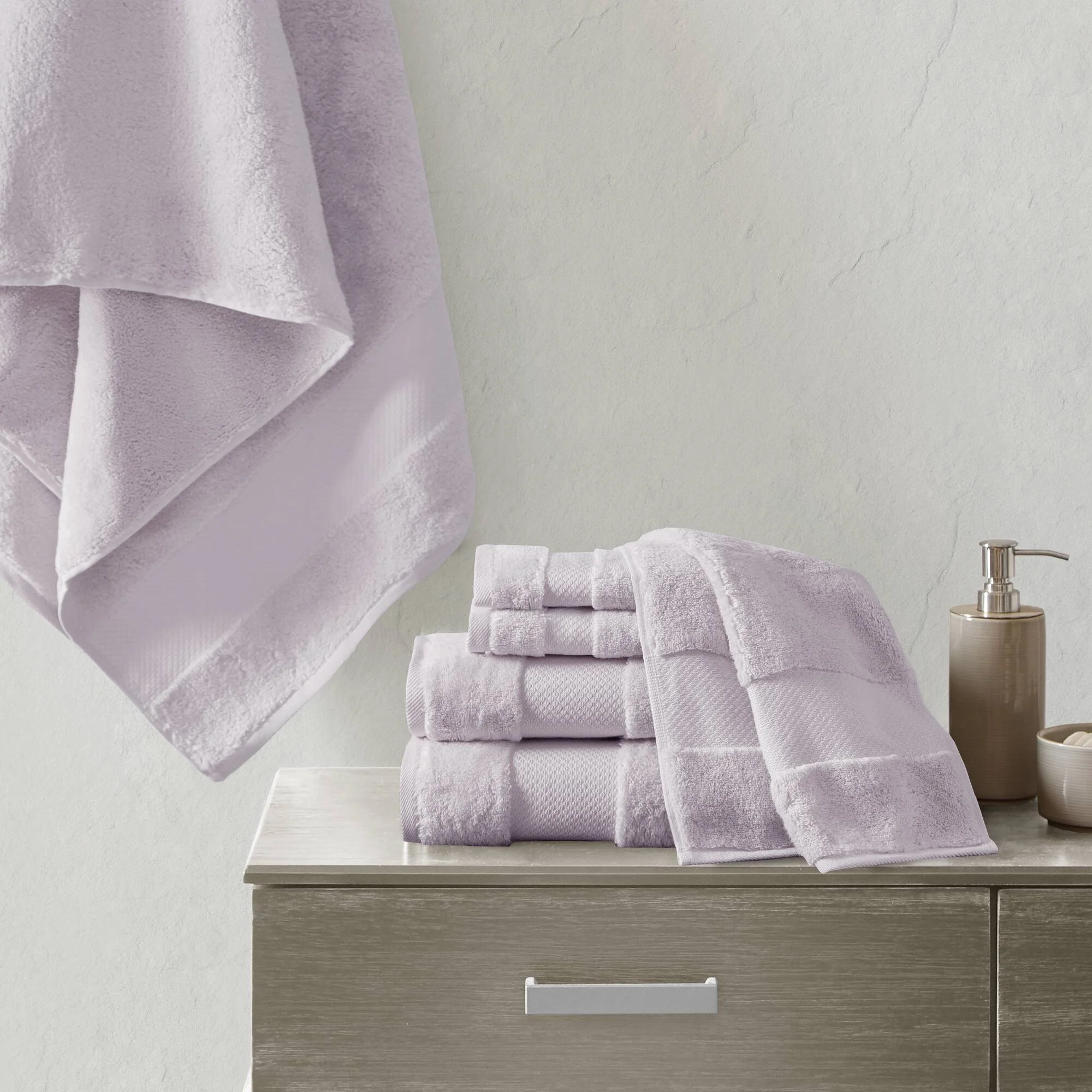 Turkish Cotton 6-Piece Bath Towel Set - Image 12
