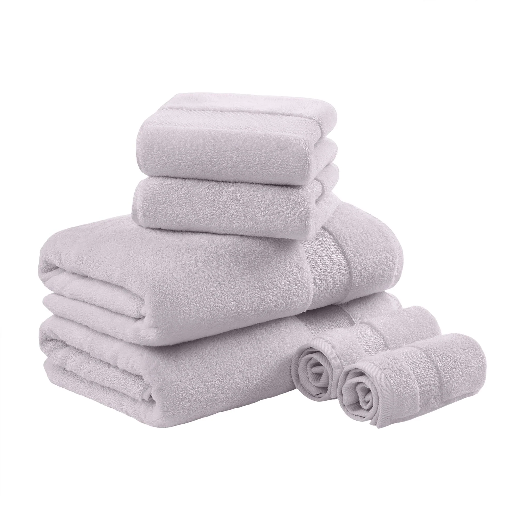 Turkish Cotton 6-Piece Bath Towel Set - Image 57