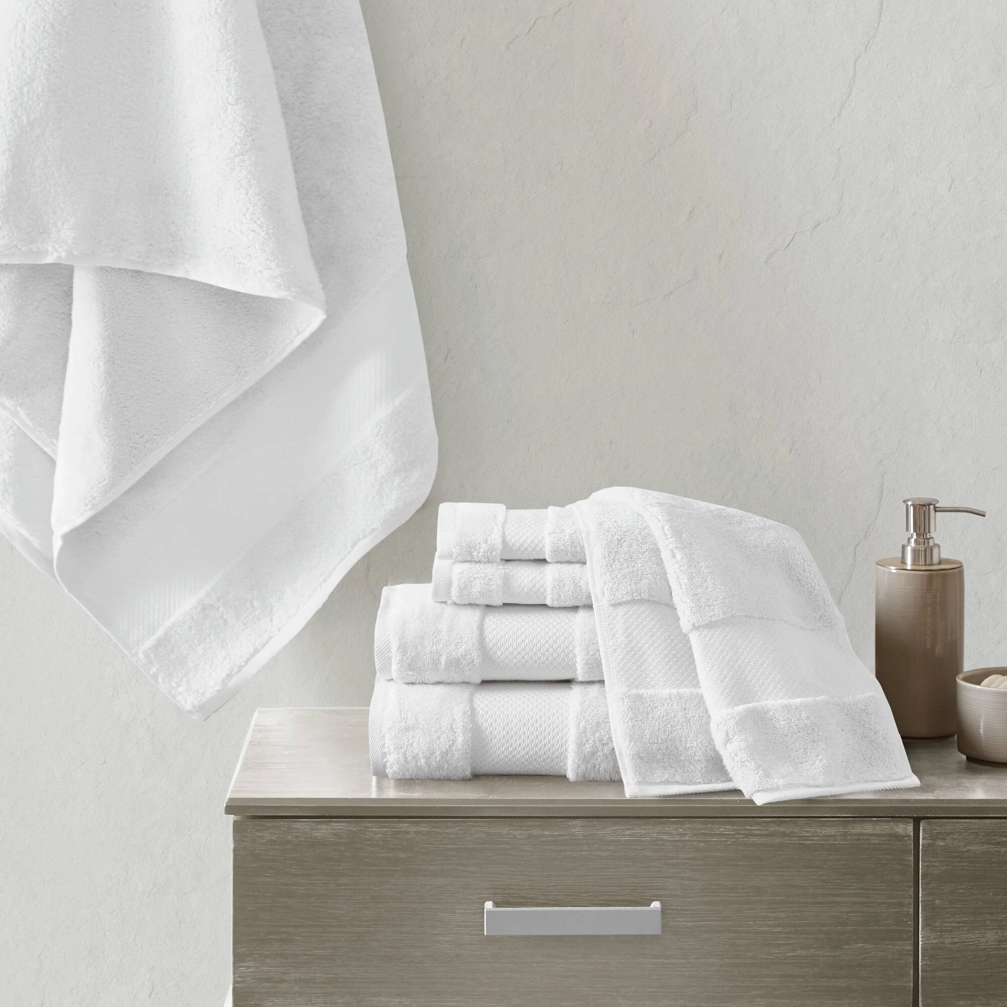 Turkish Cotton 6-Piece Bath Towel Set - Image 98