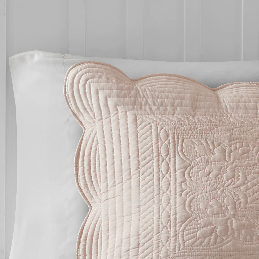 Tuscany 3-Piece Reversible Scalloped Edge Quilt Set - Image 51