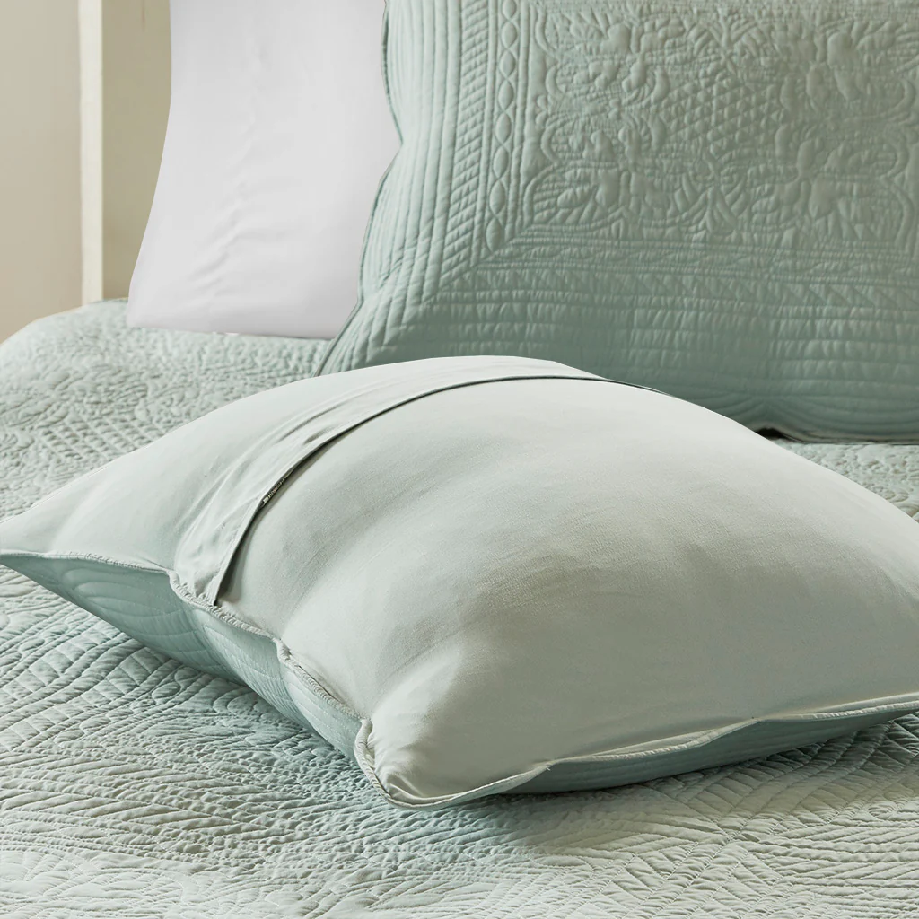 Tuscany 3-Piece Reversible Scalloped Edge Quilt Set - Image 62