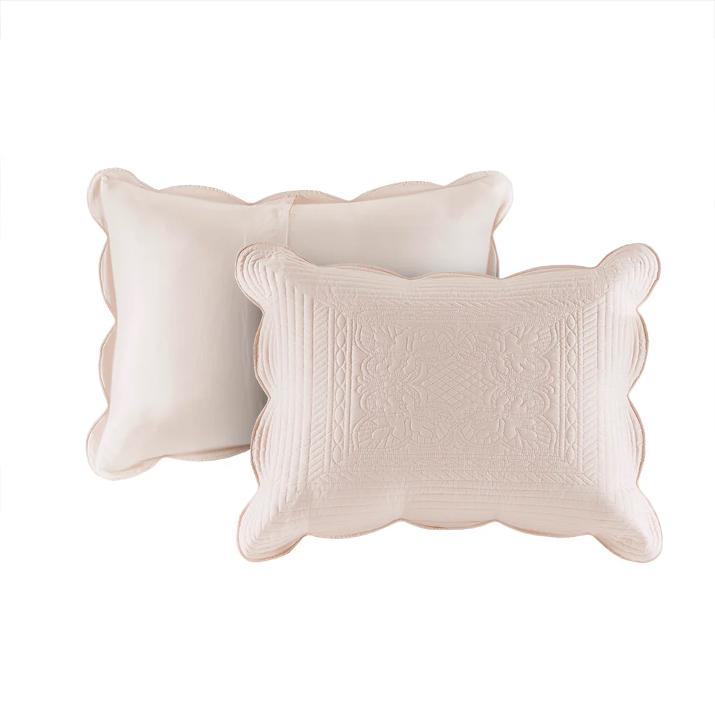 Tuscany 3-Piece Reversible Scalloped Edge Quilt Set - Image 75