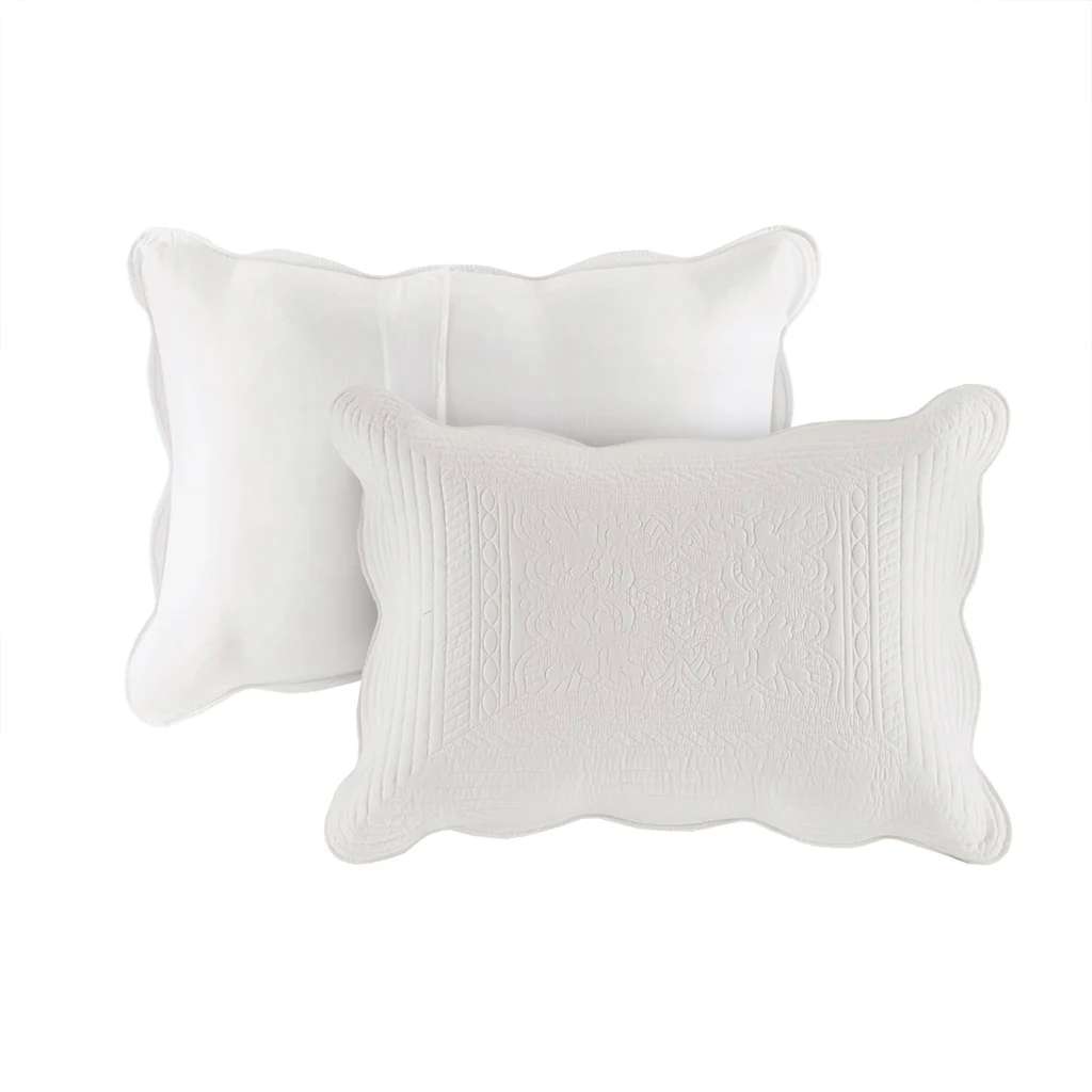 Tuscany 3-Piece Reversible Scalloped Edge Quilt Set - Image 76