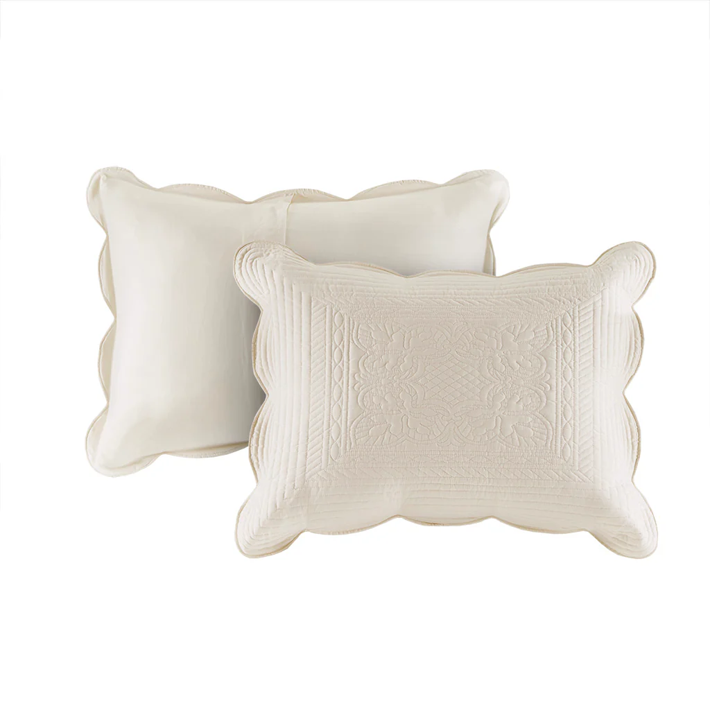 Tuscany 3-Piece Reversible Scalloped Edge Quilt Set - Image 78