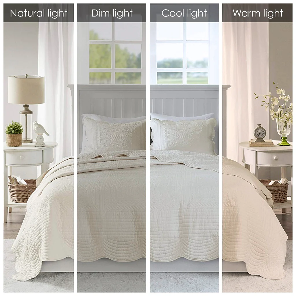 Tuscany 3-Piece Reversible Scalloped Edge Quilt Set - Image 87