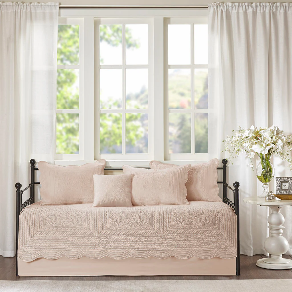 Tuscany 6-Piece Scalloped Edge Daybed Cover Set - Image 13