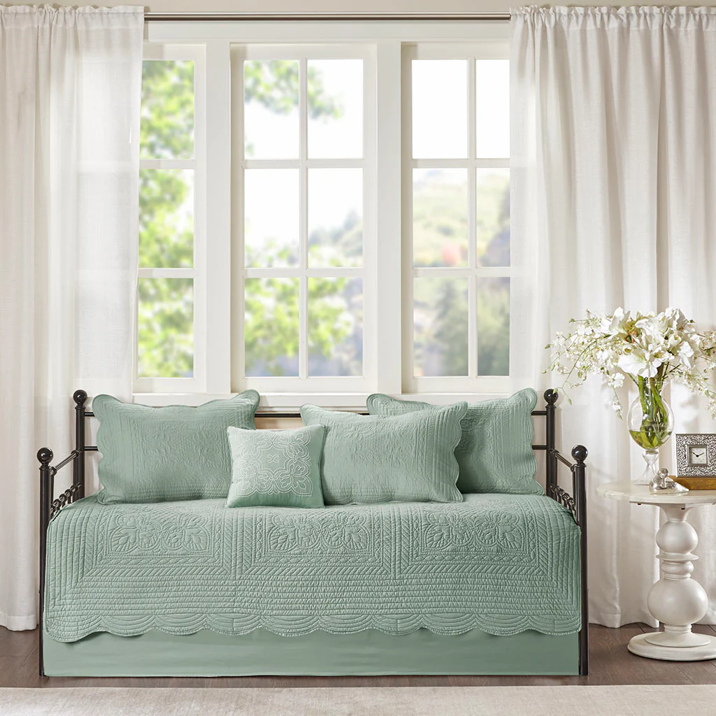 Tuscany 6-Piece Scalloped Edge Daybed Cover Set - Image 18