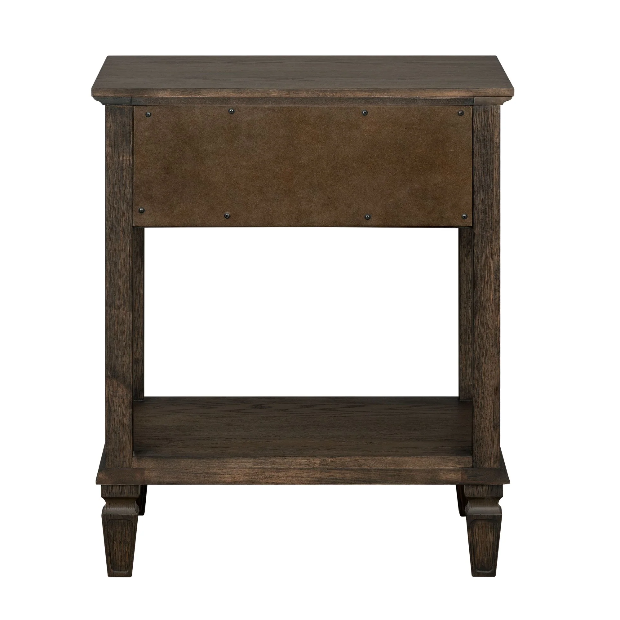 Victoria one-drawer wood bedside table with shelf - Image 57
