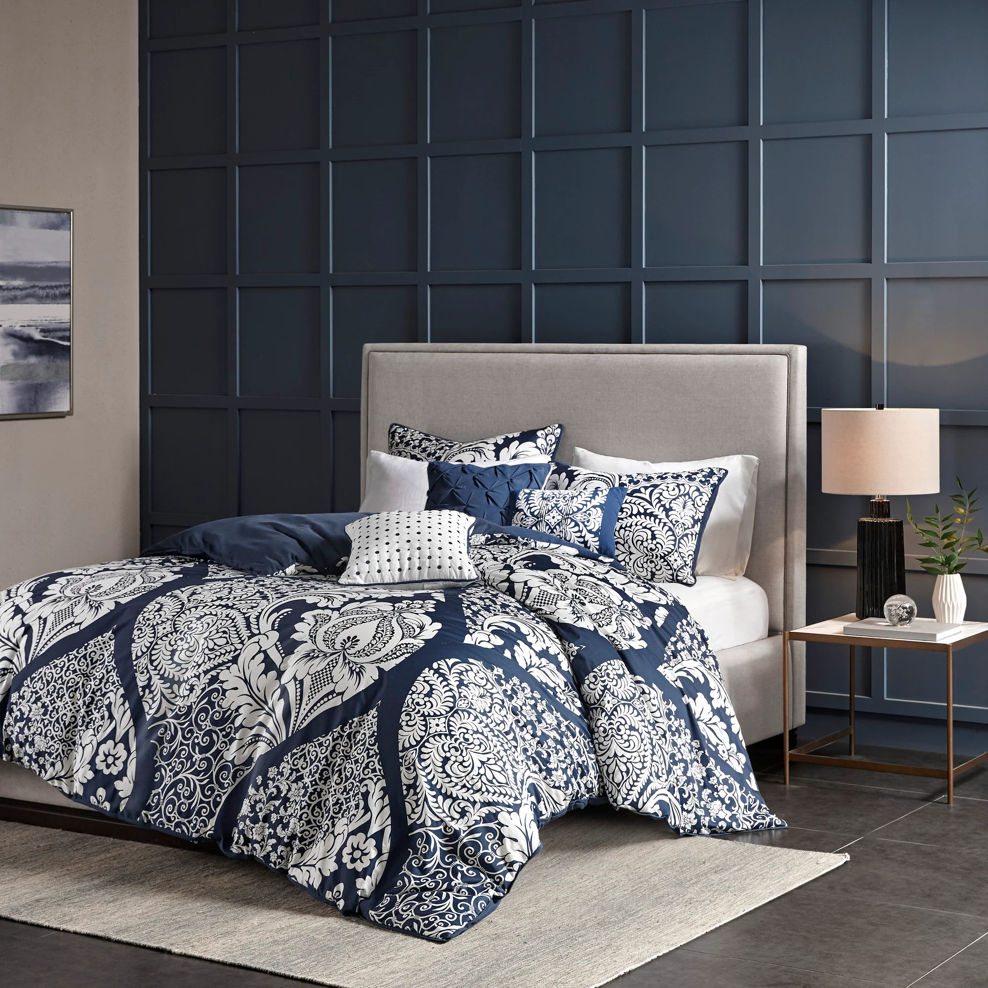 Vienna 6-Piece Printed Duvet Cover Set - Image 2