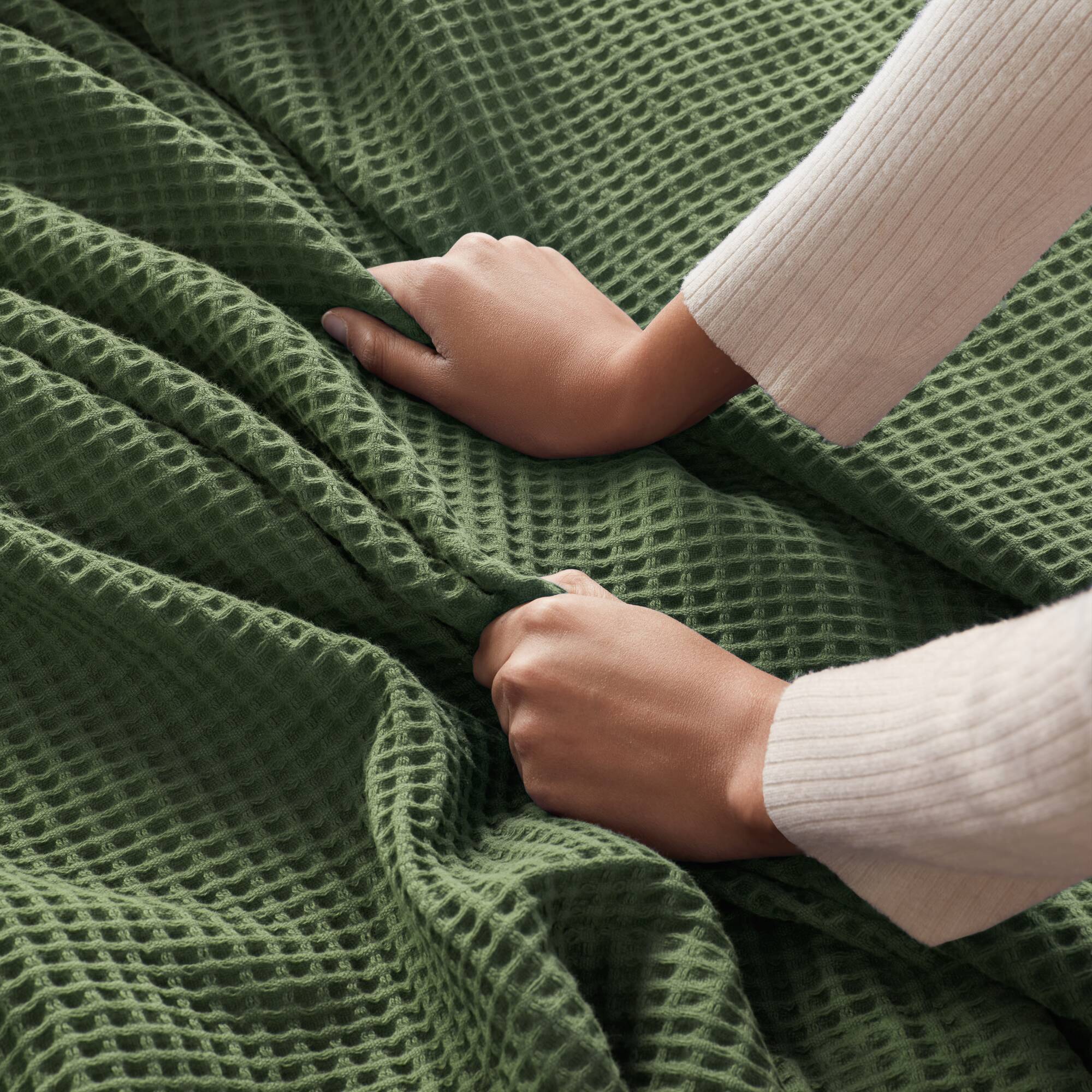 Waffle Weave Cotton Blanket - Image 10