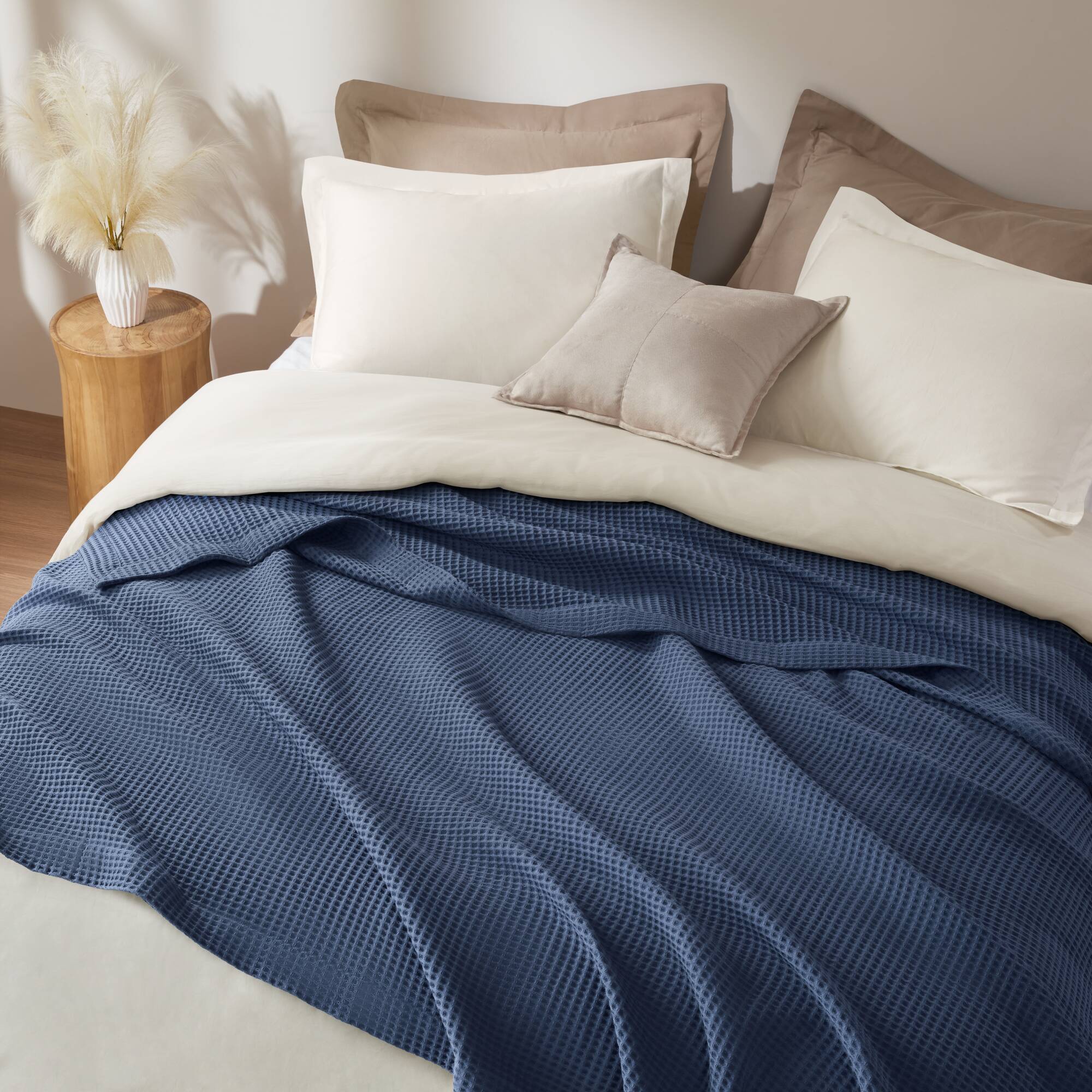 Waffle Weave Cotton Blanket - Image 55