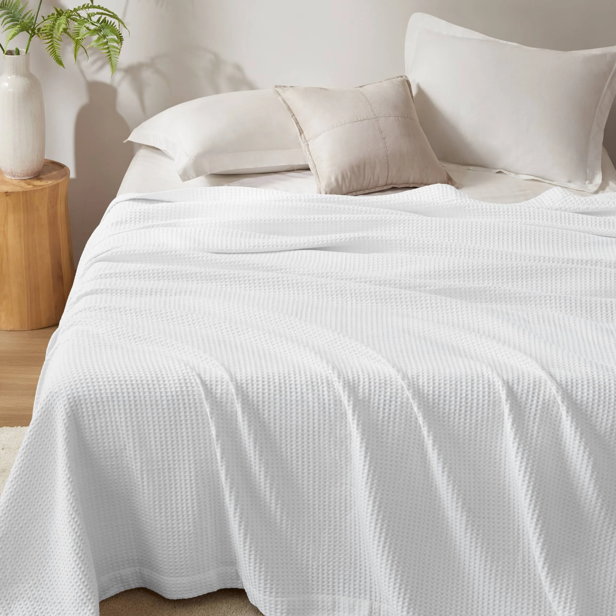 Waffle Weave Cotton Blanket - Image 67