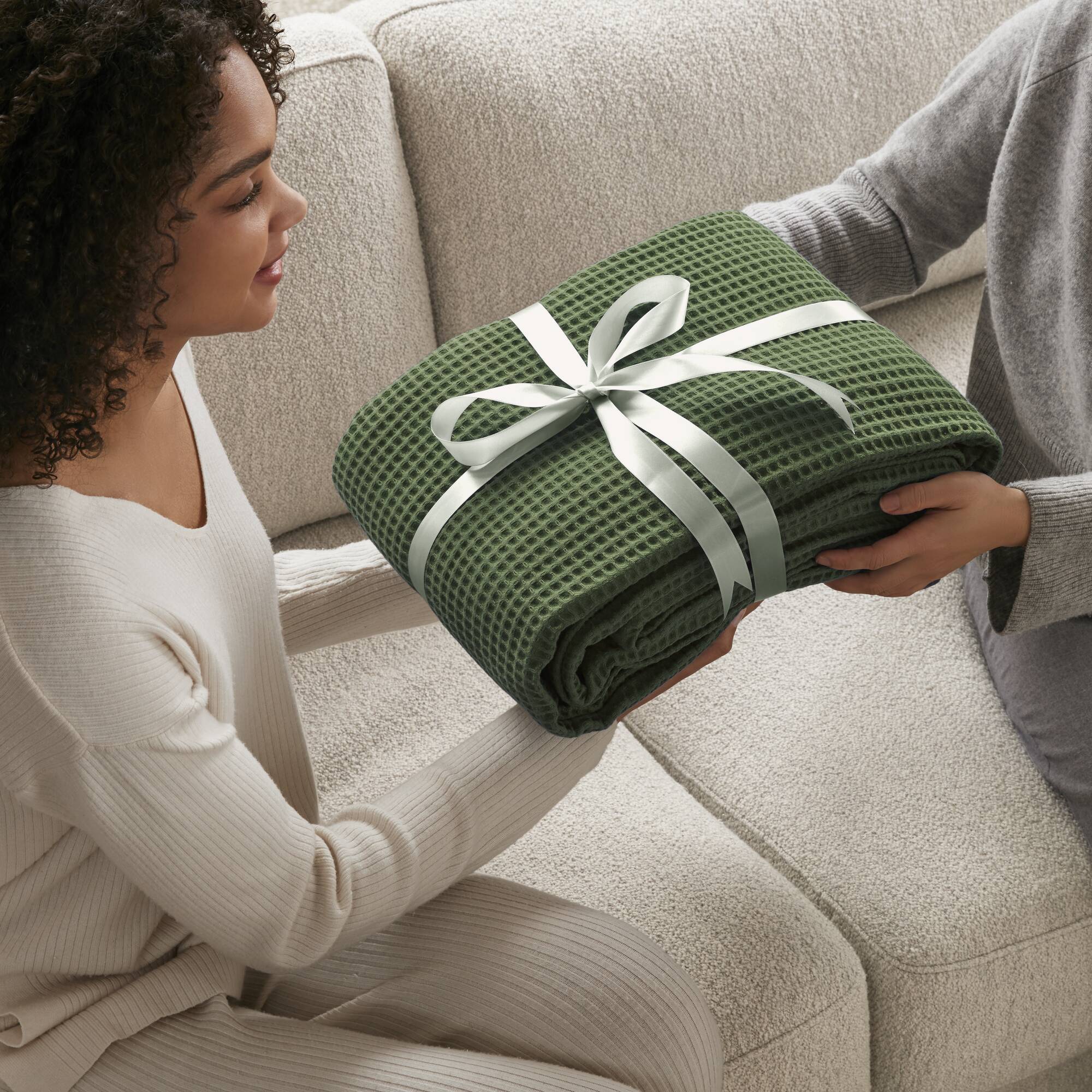 Waffle Weave Cotton Blanket - Image 8