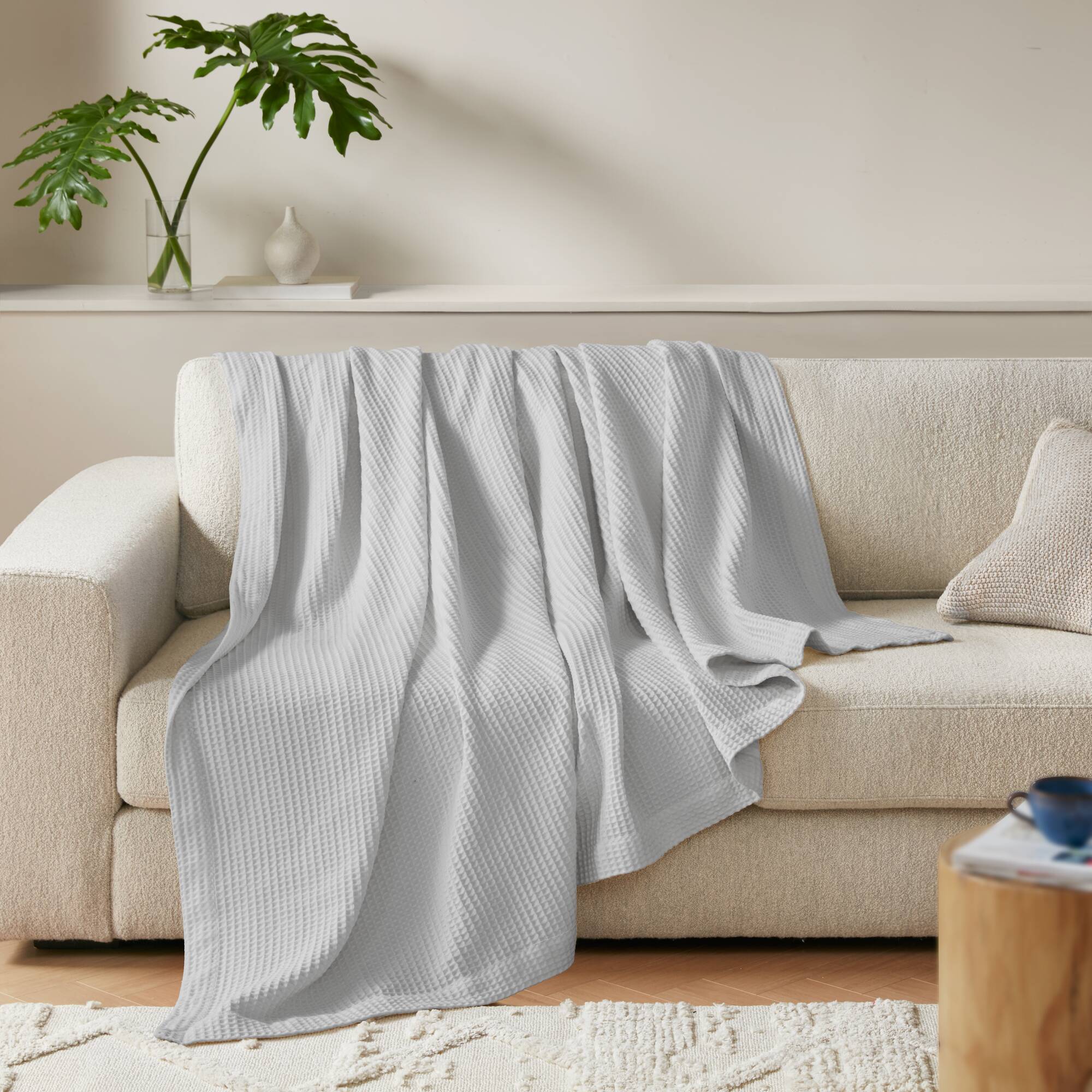 Waffle Weave Cotton Blanket - Image 83