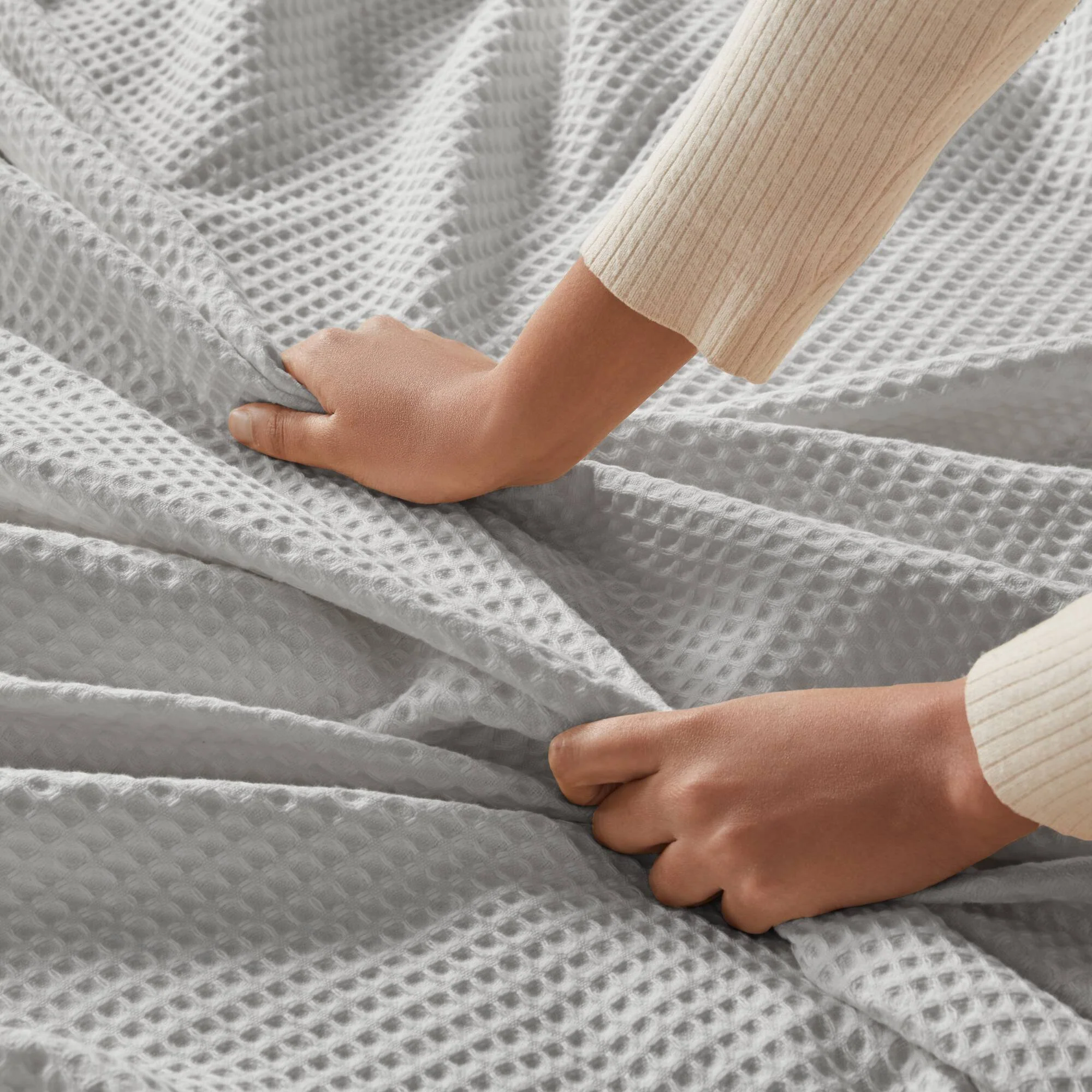 Waffle Weave Cotton Blanket - Image 87
