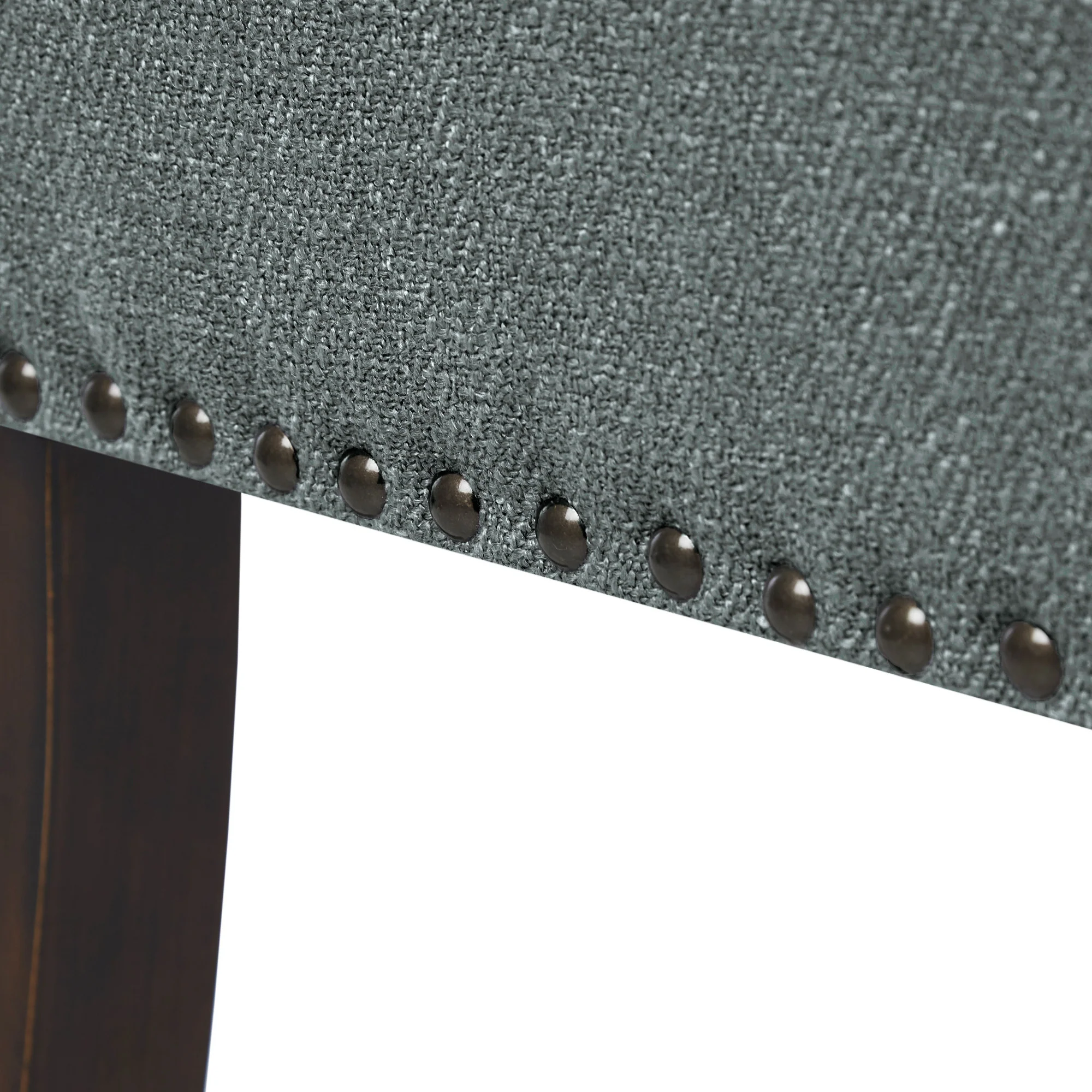 Welburn 49.5" Upholstered Bench with Back & Wood Legs - Image 55