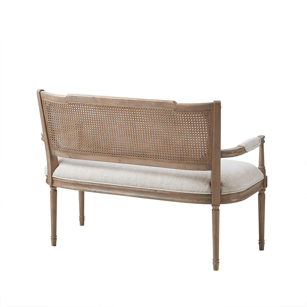 Willshire Rattan Shield-Back Settee - Image 11