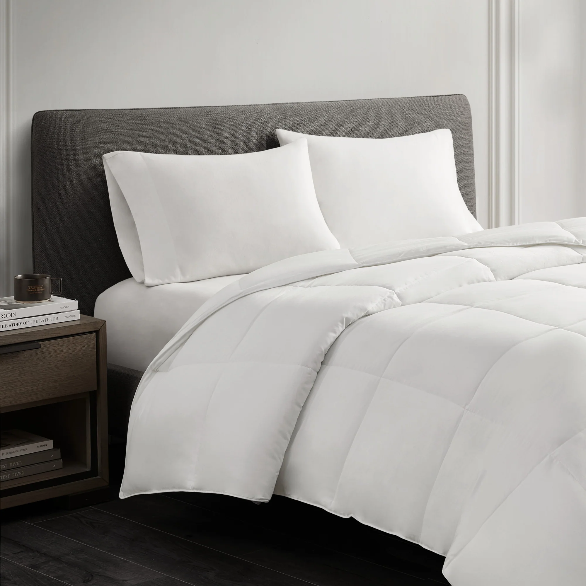 Year Round Warmth Cotton Down Alternative Featherless Comforter - Image 4