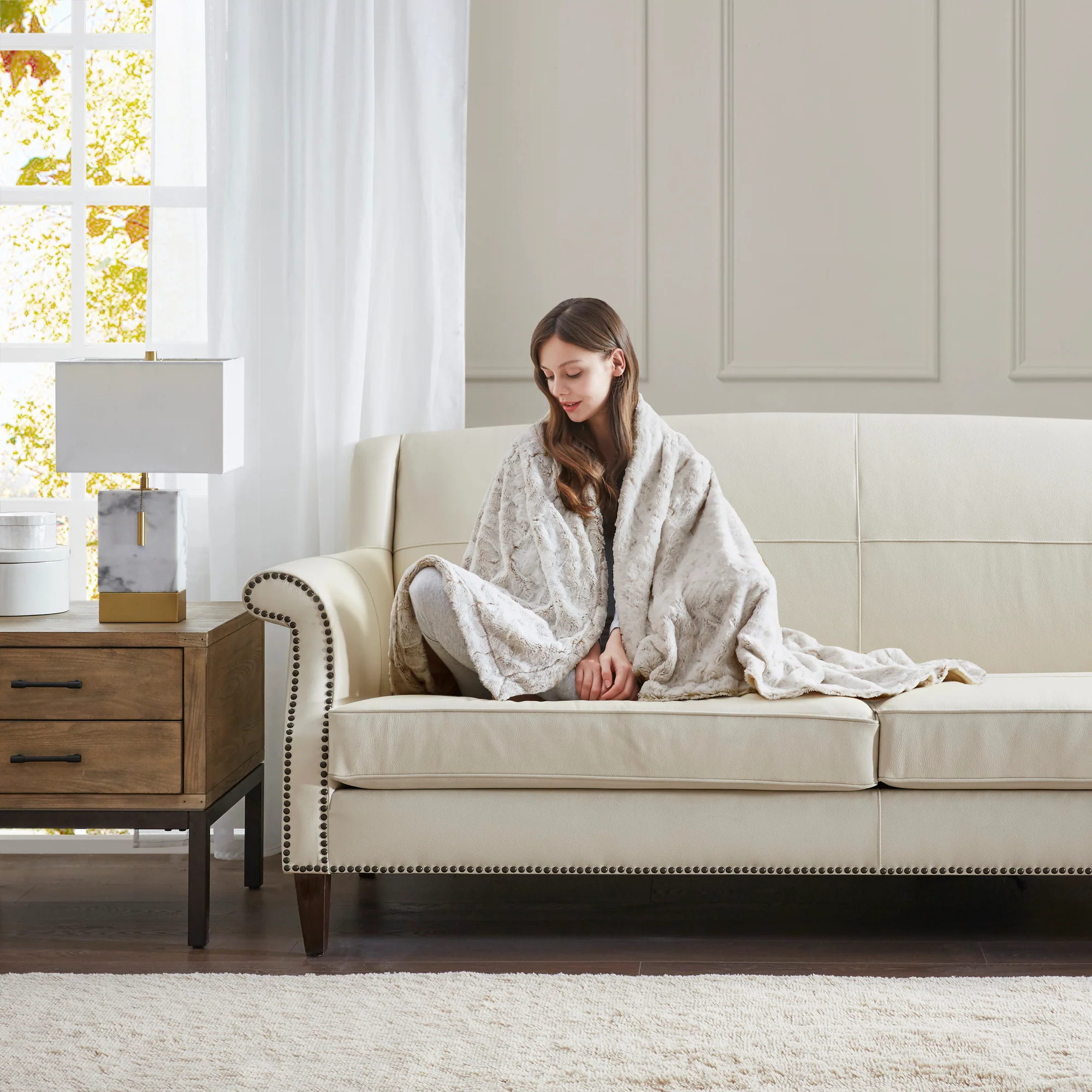 Zuri Faux Fur Throw - Image 23