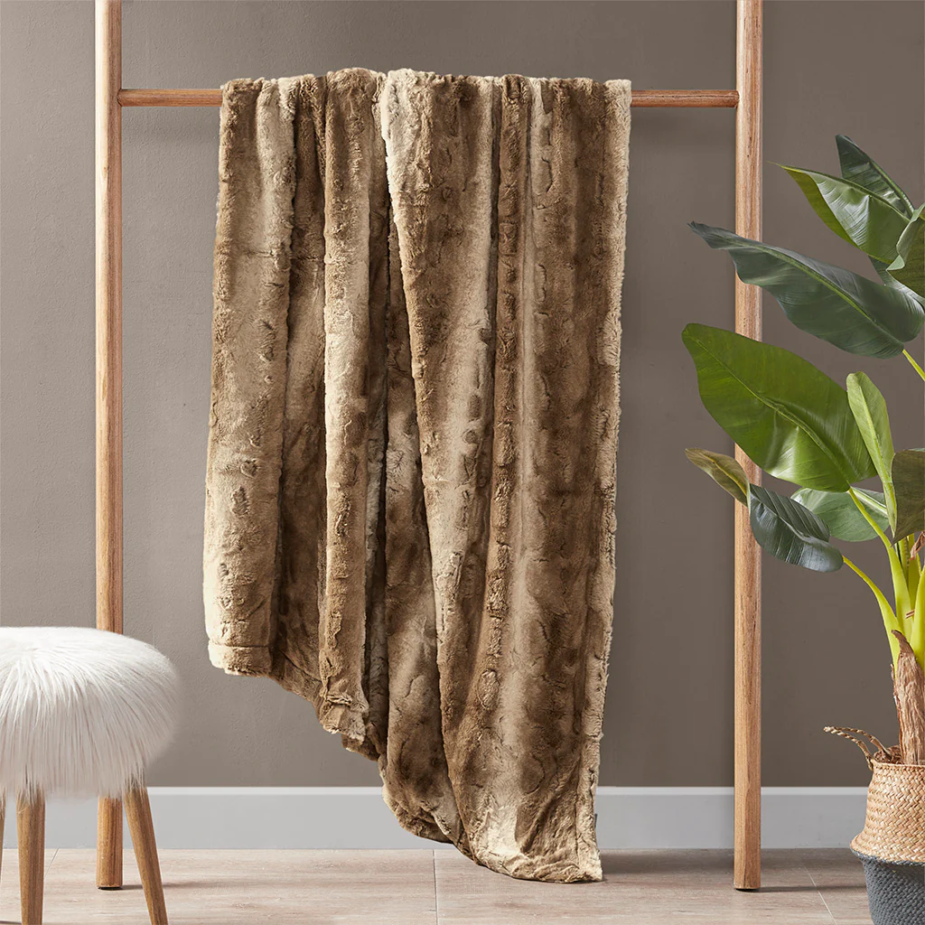 Zuri Oversized Faux Fur Throw - Image 22