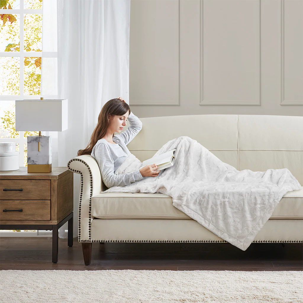 Zuri Oversized Faux Fur Throw - Image 26